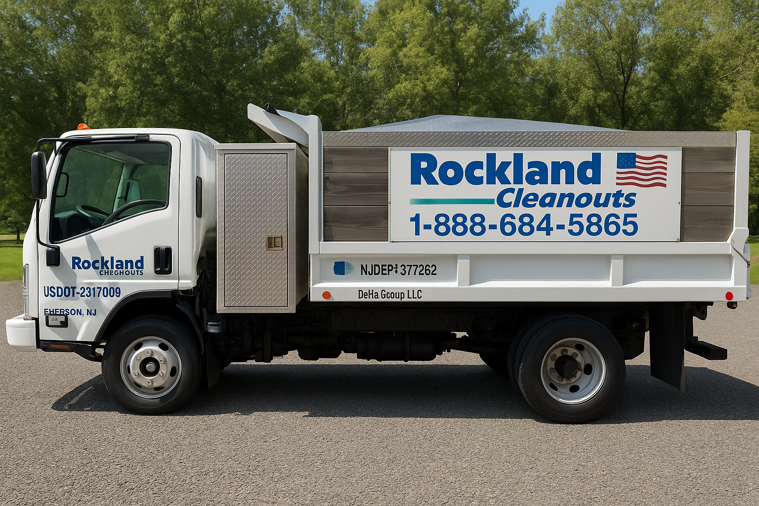 Rockland Cleanouts truck ready for service