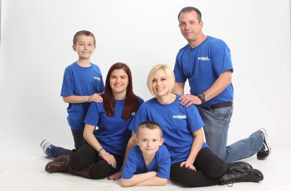 The DeLalla family in 2010, when Rockland Cleanouts started